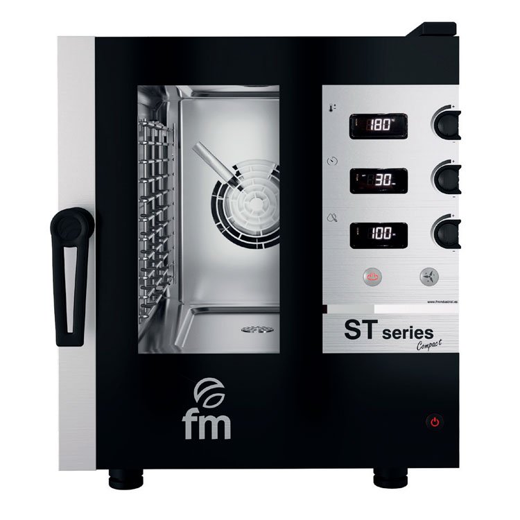 6-tray manual control combi oven, FM combi steamer