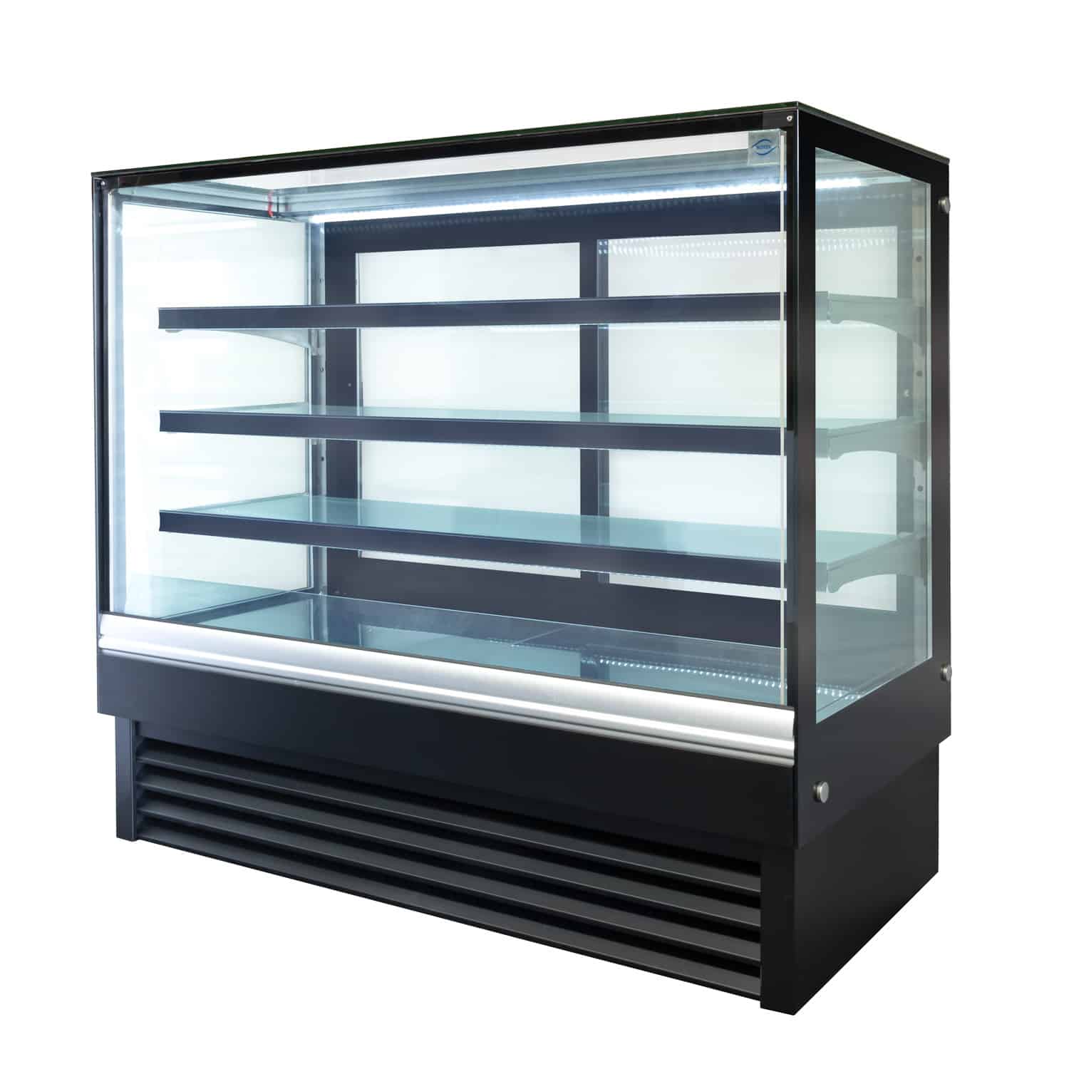 Norsk Cake Display Fridge 1500mm wide angled view