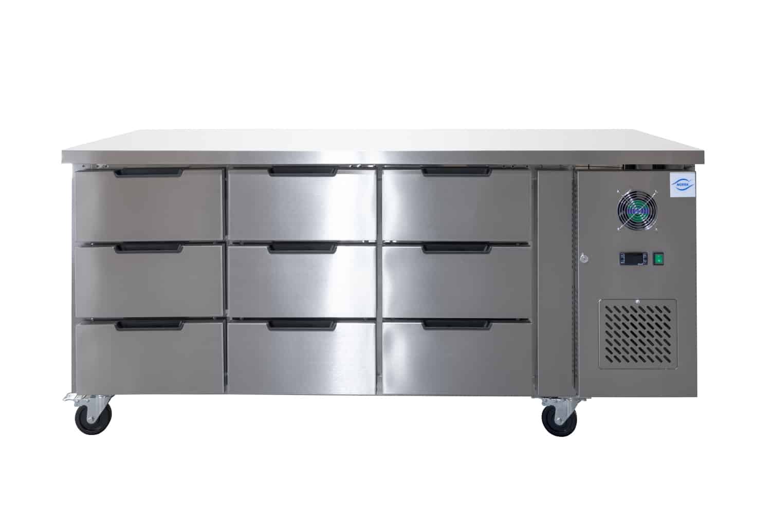 Norsk 9-drawer workbench fridge